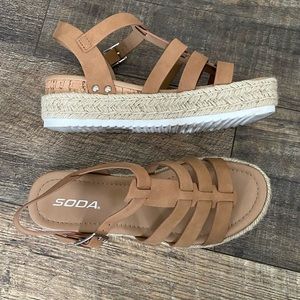 Womens Soda Wedge Sandal